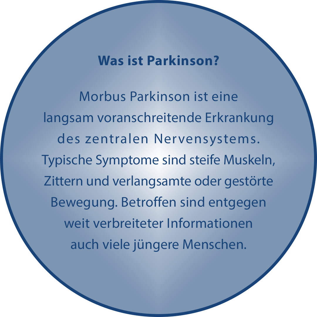 Von Morbus Parkinson können auch junge Menschen betroffen sein. Die Erkrankung betrifft das nervensystem und ist nicht heilbar. 